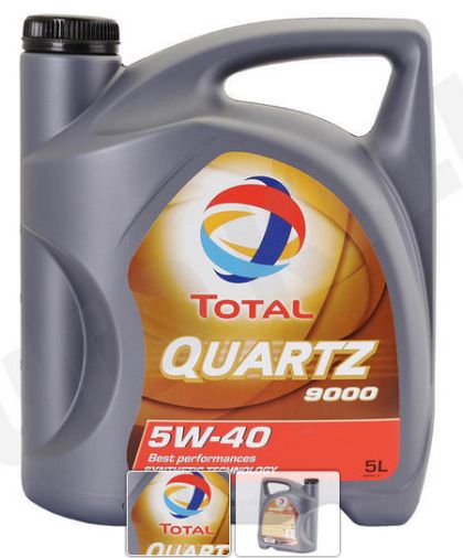 Моторно масло TOTAL QUARTZ 9000 ENERGY 5W40 5L TO 148650